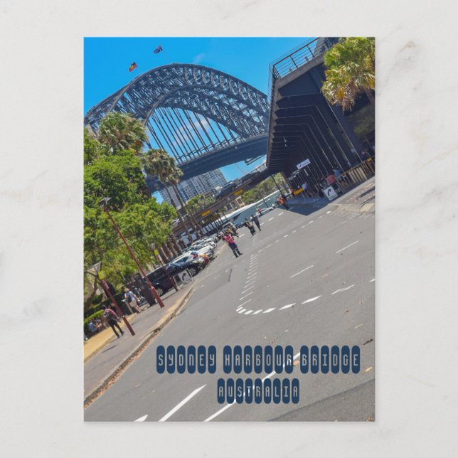 Sydney Harbour Bridge Postkarte (Vorderseite)