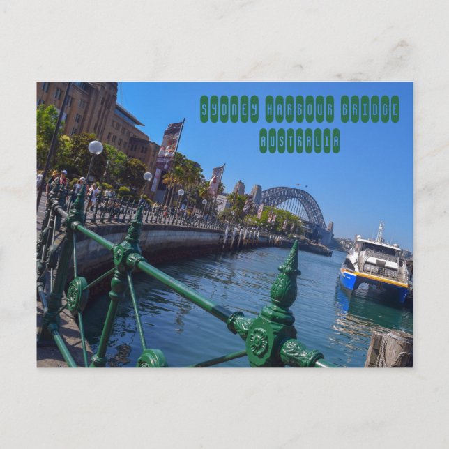 Sydney Harbour Bridge Postkarte (Vorderseite)