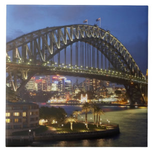 Sydney Harbour Bridge und Park Hyatt Sydney Hotel Fliese