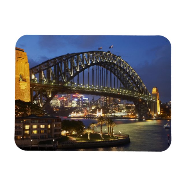 Sydney Harbour Bridge und Park Hyatt Sydney Hotel Magnet (Horizontal)
