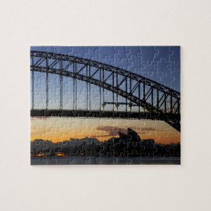 Sydney Harbour Bridge und Sydney Opera House um 2 Puzzle