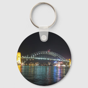 Sydney Harbour Nacht Schlüsselanhänger