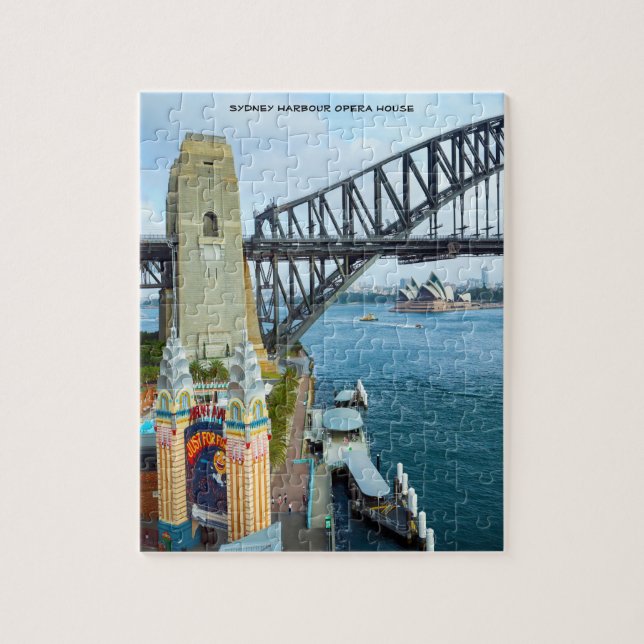Sydney Harbour Opera House Australia Puzzle (Vertikal)