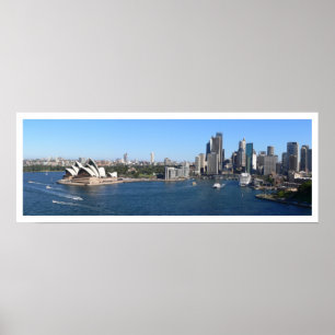 Sydney Harbour, Opernhaus, Skyline, Panorama Poster