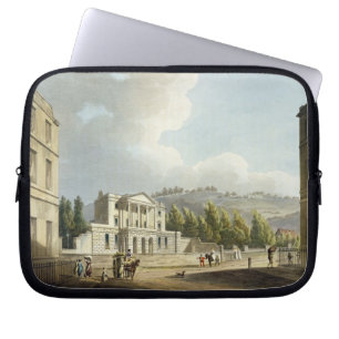 Sydney-Hotel, 'vom Bad illustriert durch eine Laptopschutzhülle