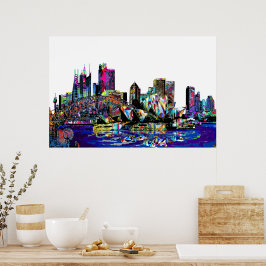 Sydney in Graffiti Poster