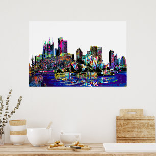 Sydney in Graffiti Poster