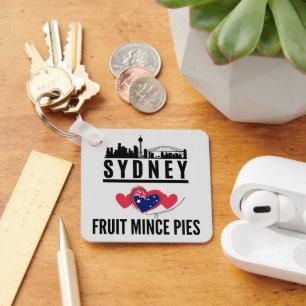 Sydney Lieben Fruchtmince Pies Cityscape Schlüsselanhänger