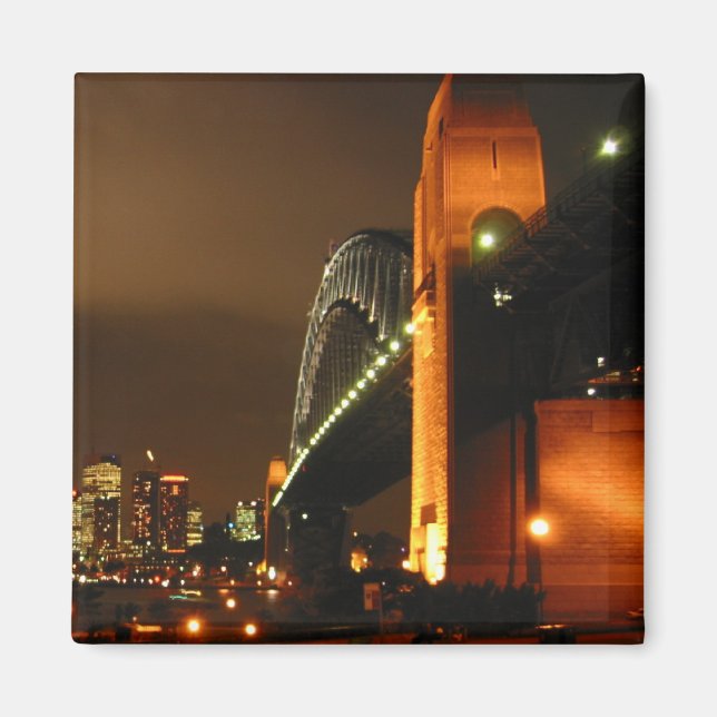 Sydney Nacht Magnet (Vorne)