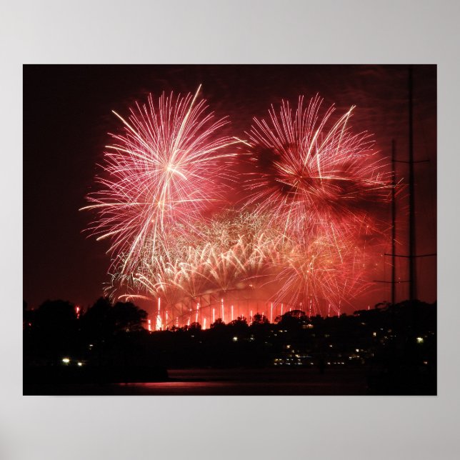 Sydney New Year's Eve Fireworks Poster (Vorne)