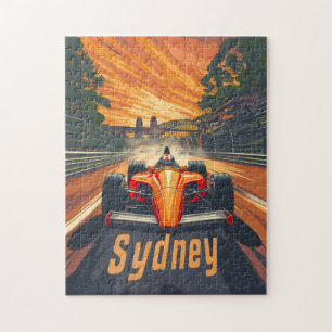 Sydney Oldtimer-Rennwagen Puzzle