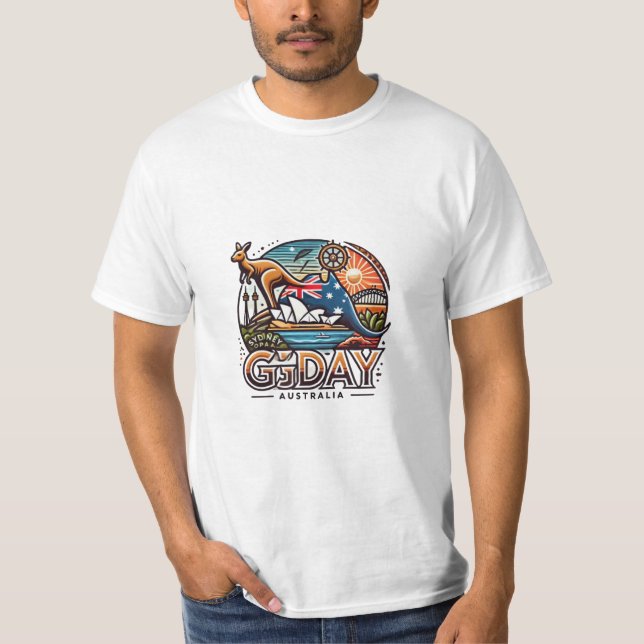 Sydney Opal Australien T-Shirt (Vorderseite)
