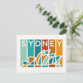 Sydney Opera House Abstract Design Postkarte