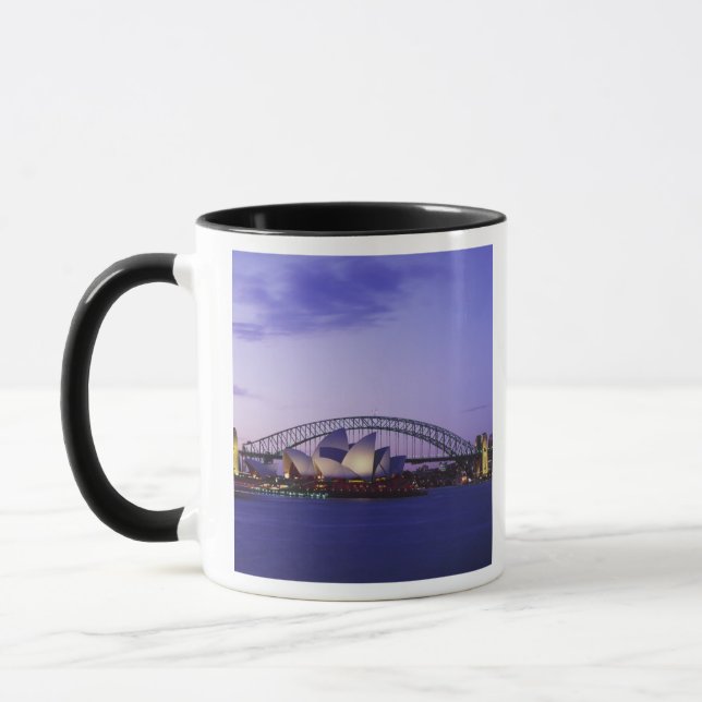 Sydney Opera House and Harbour, New South 2 Tasse (Links)