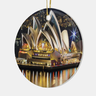 Sydney - OPERA HOUSE - Ansicht Keramik Ornament