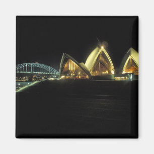 Sydney Opera House at night, New South Wales, 2 Magnet