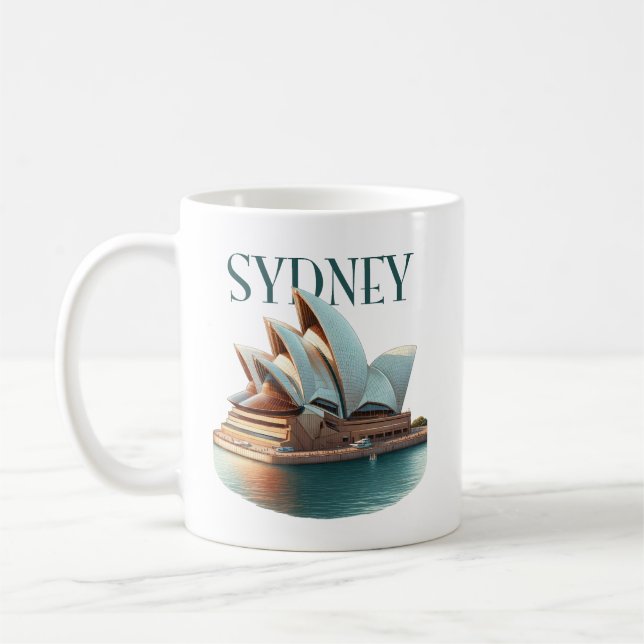 Sydney Opera House Australia Kaffeetasse (Links)