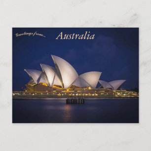 Sydney Opera House Australia Postkarte