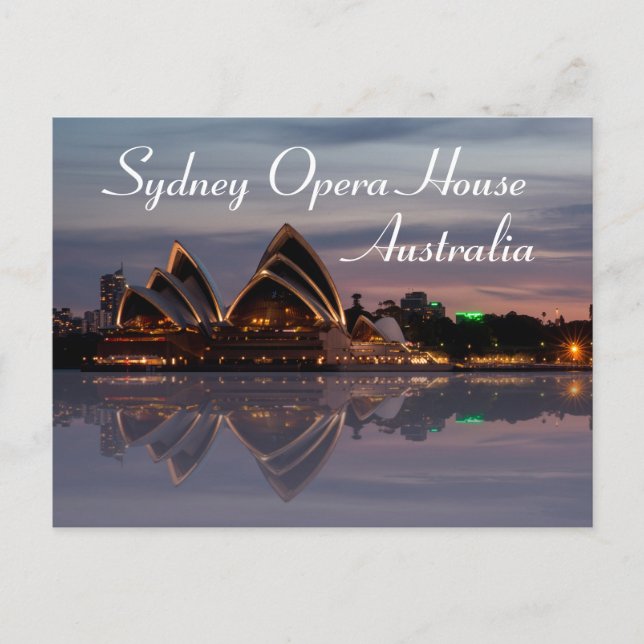 Sydney Opera House Australia Postkarte (Vorderseite)