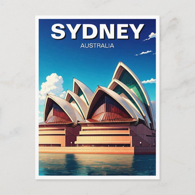 Sydney Opera House Australia Postkarte (Vorderseite)