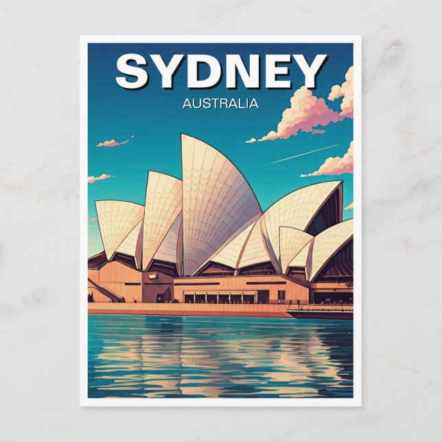 Sydney Opera House Australia Postkarte (Vorderseite)
