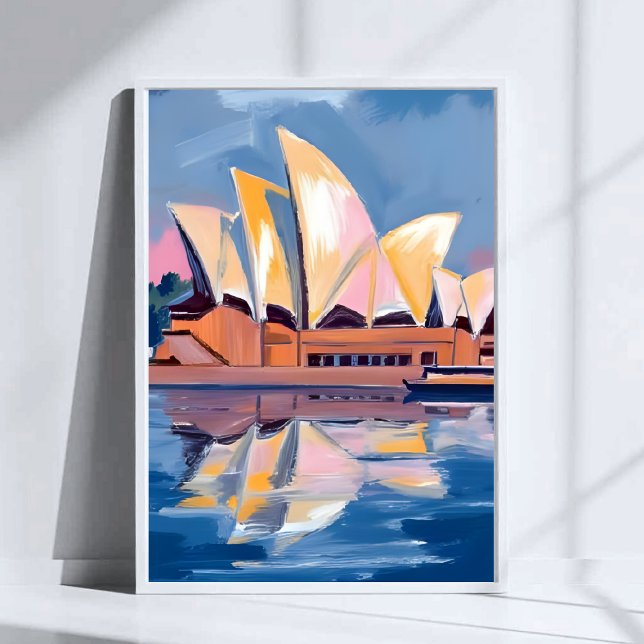 Sydney Opera House Australien Aquarell Poster (Von Creator hochgeladen)