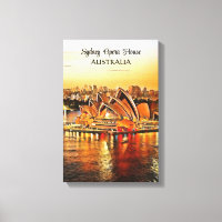 Sydney Opera House, Australien Canvas Print