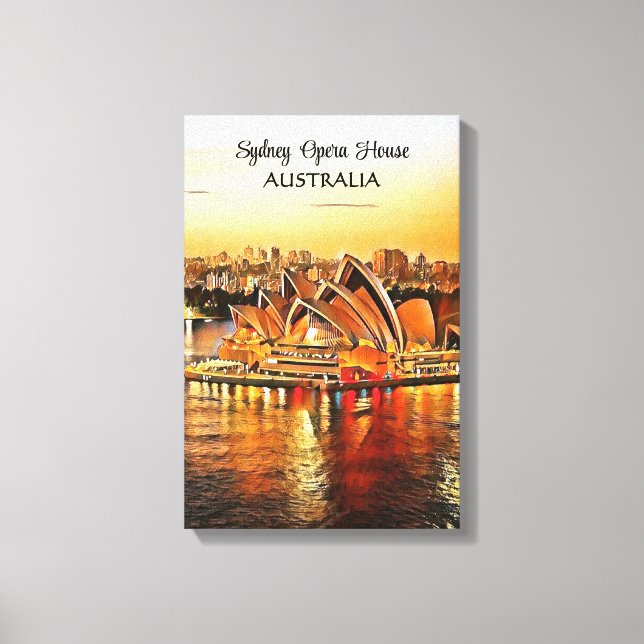Sydney Opera House, Australien Canvas Print Leinwanddruck (Vorderseite)