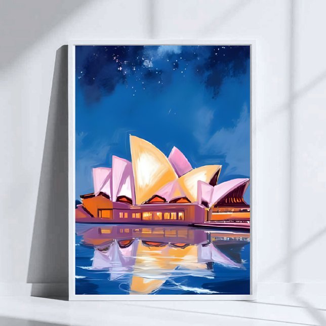 Sydney Opera House, Australien Gemälde Poster (Von Creator hochgeladen)