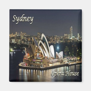 SYDNEY, OPERA HOUSE, Australien, Kühlschrank Magnet