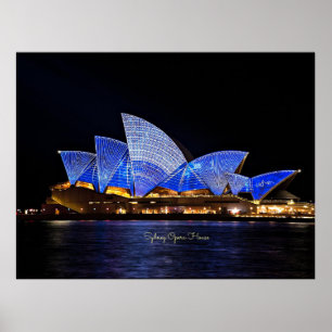 Sydney Opera House, Australien Poster