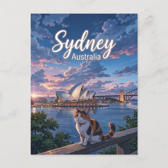 Sydney Opera House Australien Postkarte (Vorderseite)
