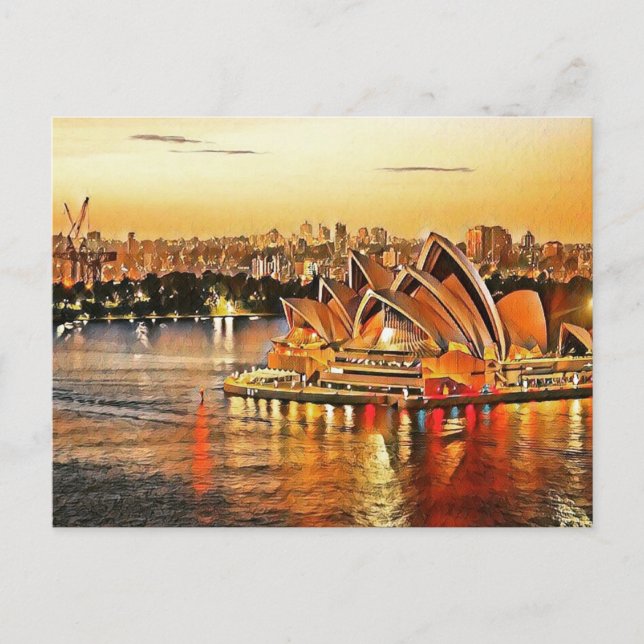 Sydney Opera House, Australien Postkarte (Vorderseite)