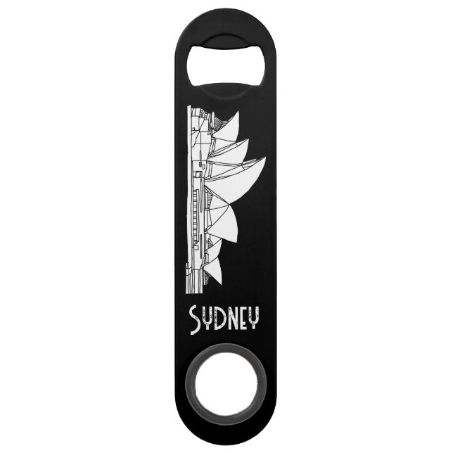Sydney Opera House Australien zeichne Souvenir Speed Flaschenöffner (Vorderseite)