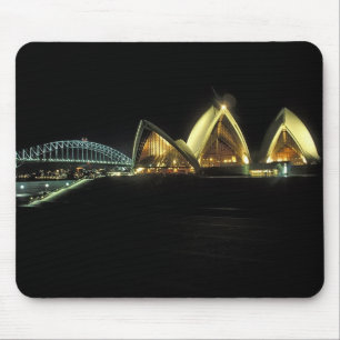 Sydney Opera House bei Nacht, New South Wales, 2 Mousepad