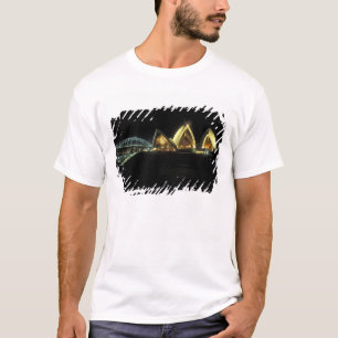 Sydney Opera House bei Nacht, New South Wales, 2 T-Shirt