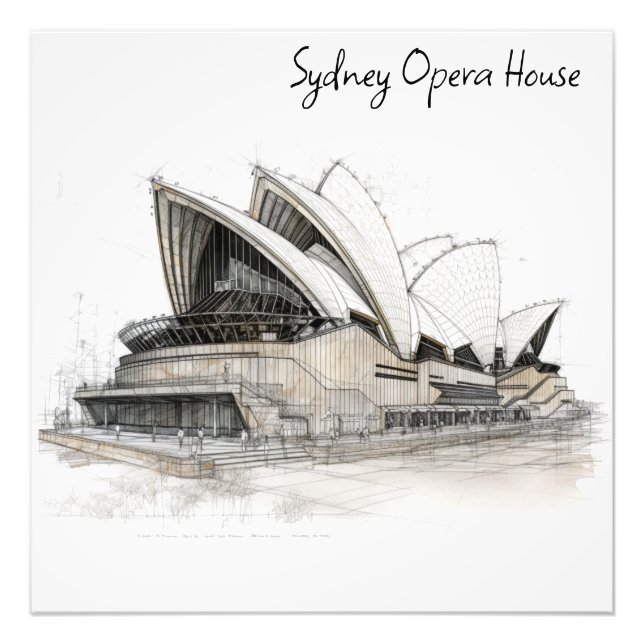 Sydney Opera House Fotodruck (Vorne)