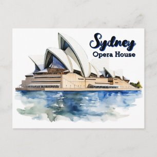Sydney Opera House: Iconic Elegance am Hafen Postkarte