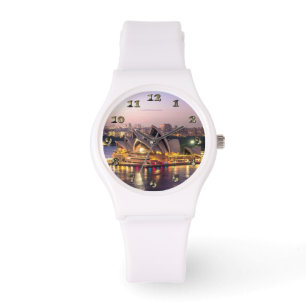 Sydney Opera House im Abend Armbanduhr