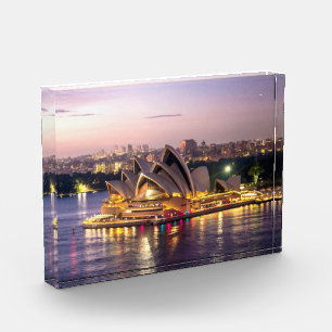 Sydney Opera House im Abend Fotoblock