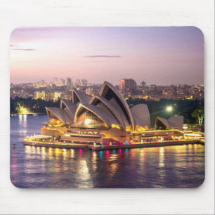 Sydney Opera House im Abend Mousepad