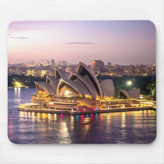 Sydney Opera House im Abend Mousepad (Vorne)