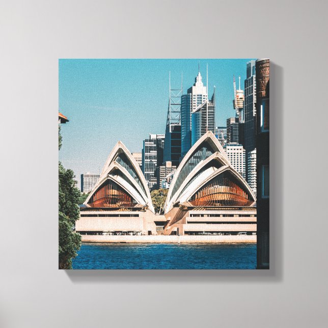 Sydney Opera House Leinwanddruck (Vorderseite)