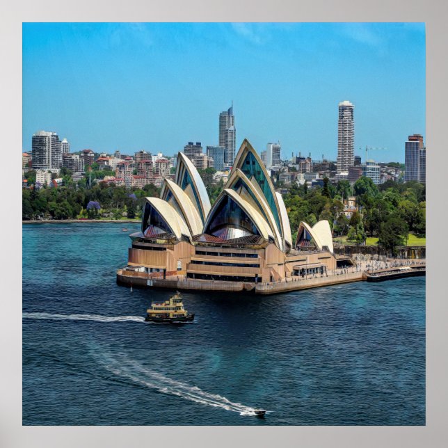 Sydney - OPERA HOUSE - Panorama Poster (Vorne)