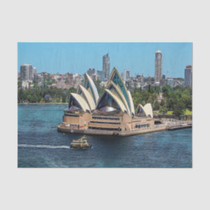 Sydney - OPERA HOUSE - Panorama Seidenpapier