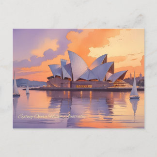 Sydney Opera House Postcard Feiertagspostkarte