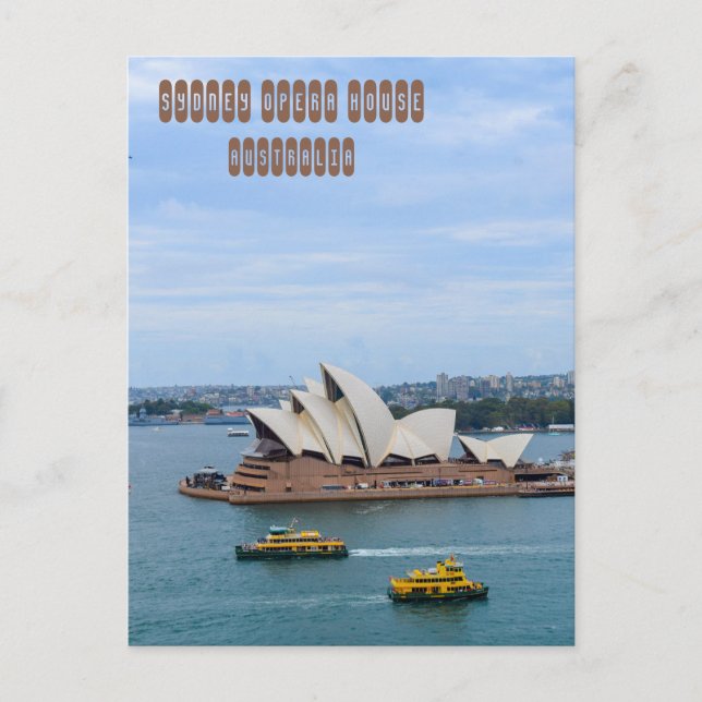 Sydney Opera House Postkarte (Vorderseite)