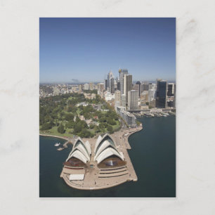 Sydney Opera House, Royal Botanic Gardens, CBD Postkarte