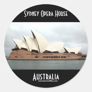 Sydney Opera House Runder Aufkleber