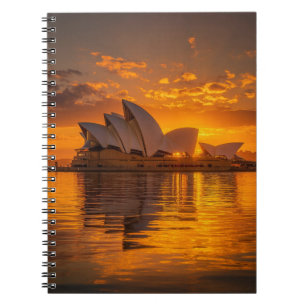 Sydney Opera House Sunrise Notebook Notizblock